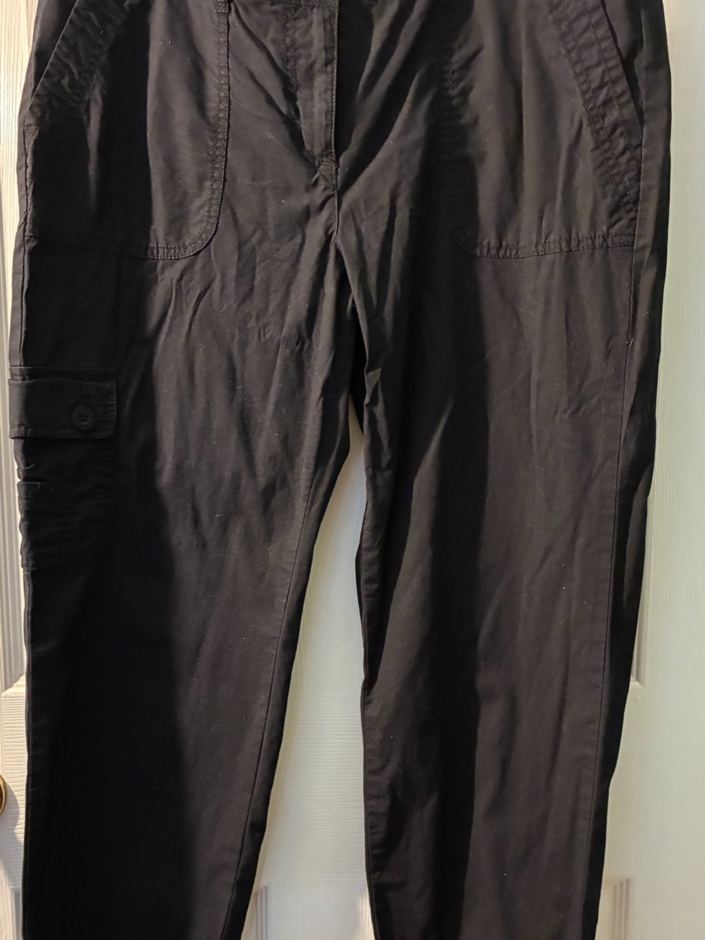 Liz Claiborne Black womens Cargo Pants